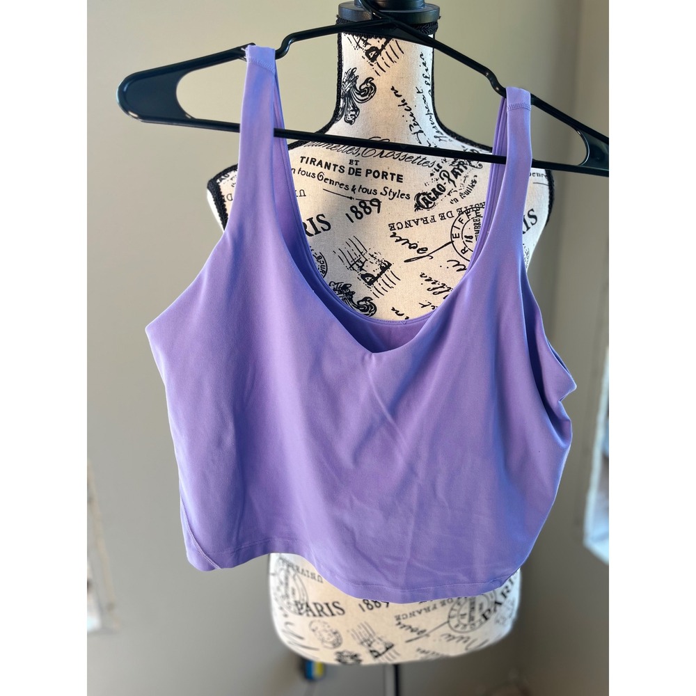 Lululemon Align Tank Top Bundle Mint Green Purple Size 14 Nulu Yoga Crop Tops - Picture 2 of 5